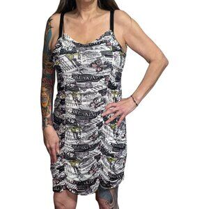 Sz.XXL (19)*Nobo*NWT*Newsprint/Butterfly-Print Bodycon Mini Dress